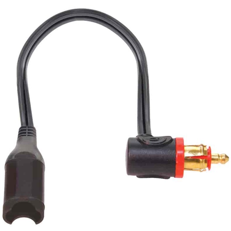 Battery Charger Adapter Cable [DIN Bike 90-Degree Plug to 2-Pin SAE Charge Connector]