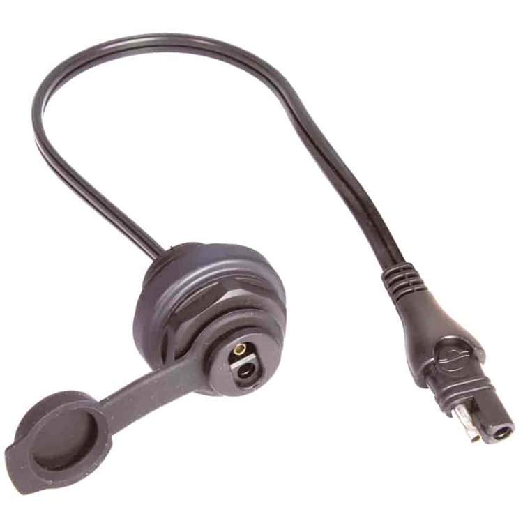 Battery Charger Adapter Cable [2-Pin SAE Connector to Front Panel Bulkhead Mount SAE]