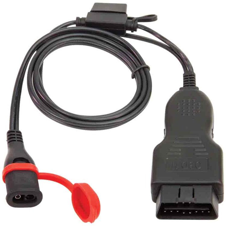 Battery Charger Adapter Cable [OBDII to 2-Pin SAE Connector]