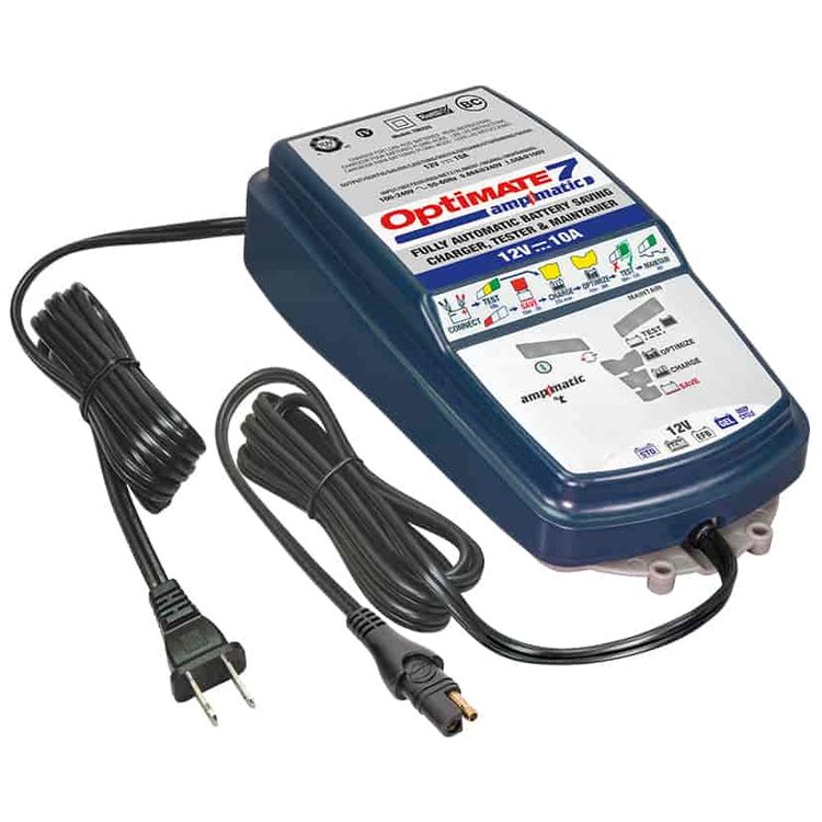 7 Ampmatic Automatic Battery Power Charger & Maintainer [10 Amps / 12 V]