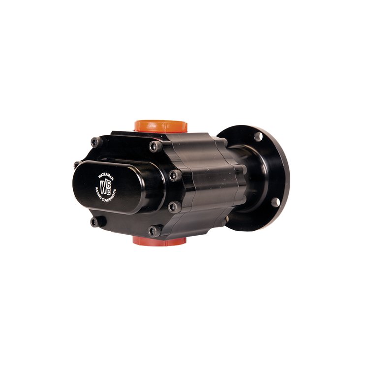 Standard Lil Bertha Fuel Pump w/Reverse Rotation, 4-Bolt Mount, 3/8 in. Hex Drive, Steel Center, and 1.600 in. Gear