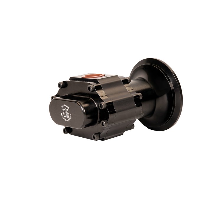 Nostalgia Bertha Fuel Pump w/Reverse Rotation, V-Band Mount, 3/8 in. Hex Drive, Aluminum Center, and .700 in. Gear