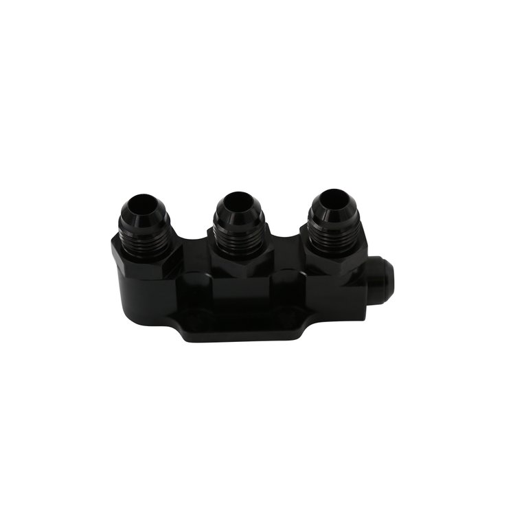 Fuel Pump Manifold Block for Manifold Sprint Pumps (3) -06 AN Outlet Ports