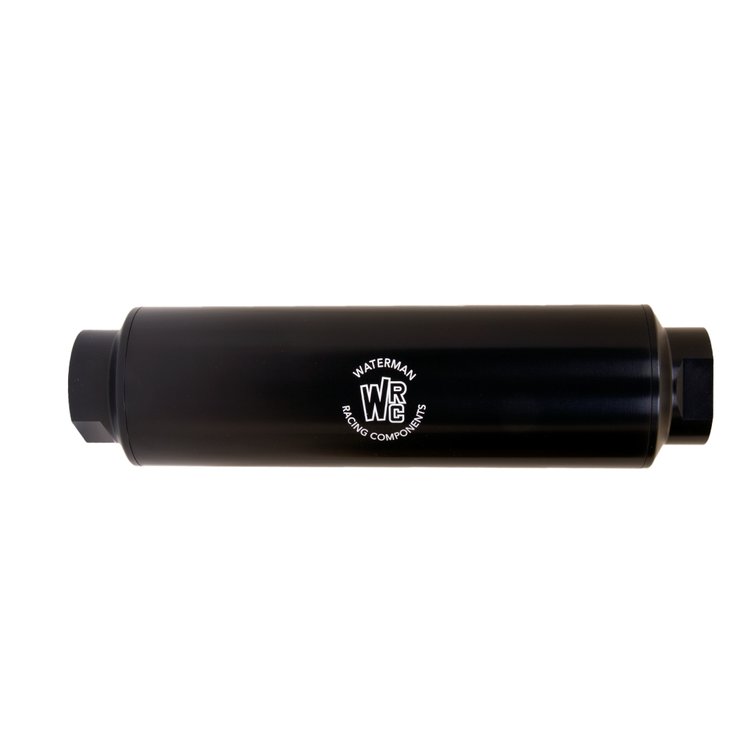 Inline Fuel Filter w/10 Micron Cellulose Element (-16 AN)