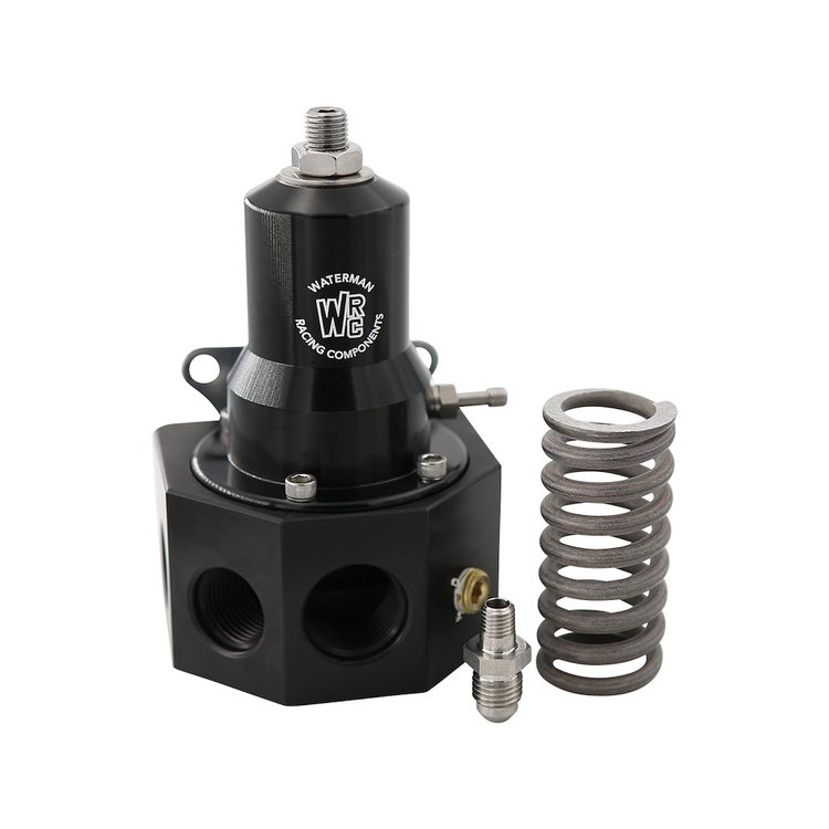 EFI Fuel Pressure Regulator Pro-Series Billet Aluminum w/(3) -8 AN, (1) - 10 Inlets & (1) -10 AN Return