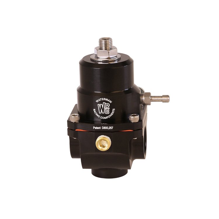 EFI Fuel Pressure Regulator w/(2) -8 AN Inlet/Outlet Ports & (1) -8 AN Return [.188 in. Valve]