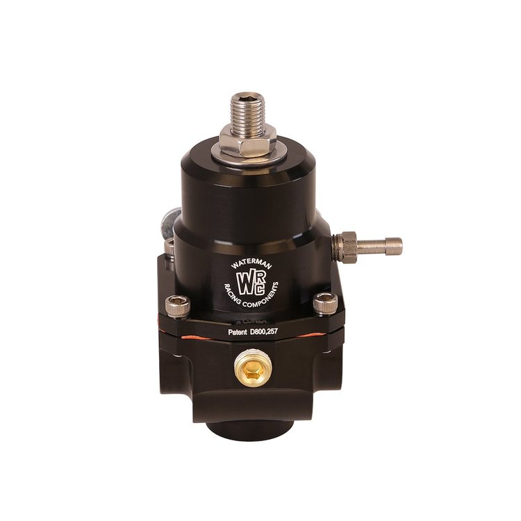 EFI Fuel Pressure Regulator w/(2) -8 AN Inlet/Outlet Ports & (1) -86 AN Return [.313 in. Valve]