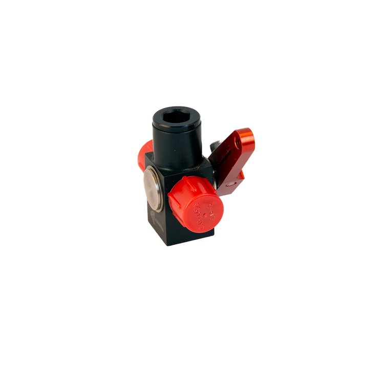 Dash Mount 3-Way Shut-Off Valve (-06 AN)