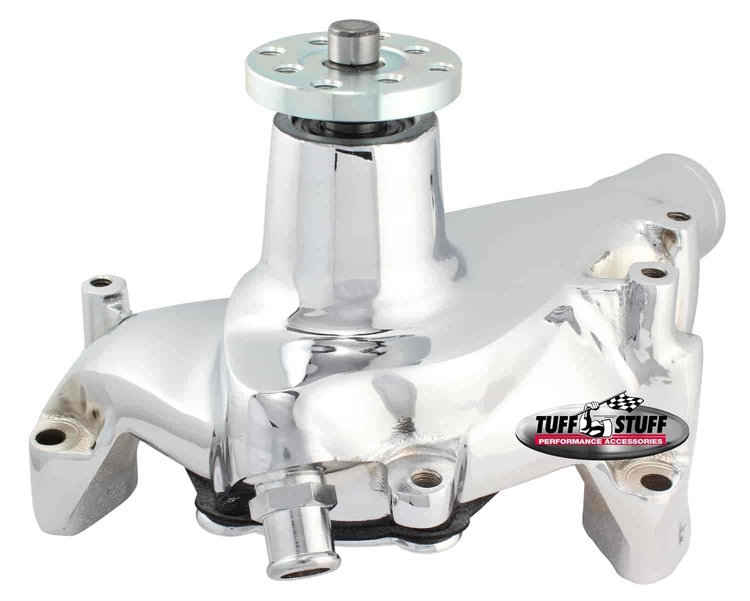 SuperCool Water Pump Chrome Small Block Chevy