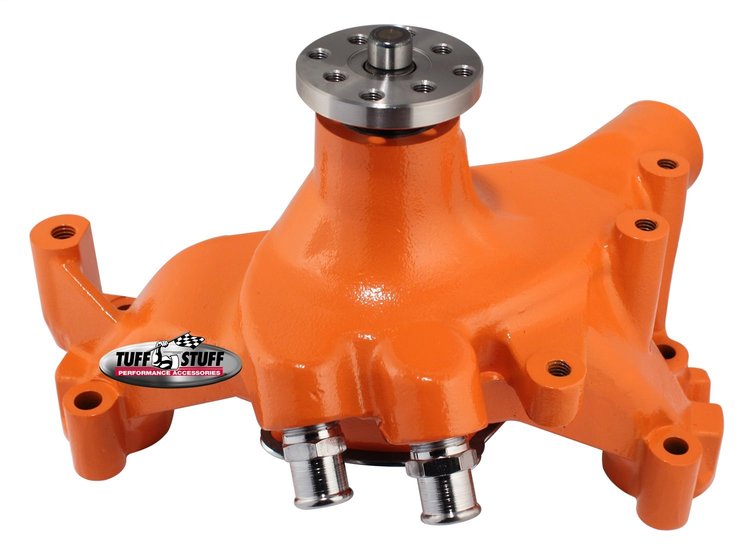 SuperCool Water Pump Orange Powder Coated 1969-85 Big Block Chevy