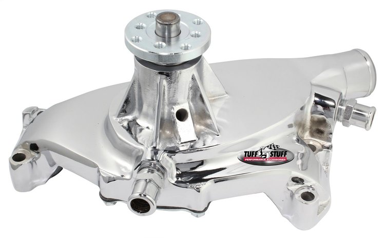 SuperCool Water Pump Chrome 1965-72 Big Block Corvette 396-454