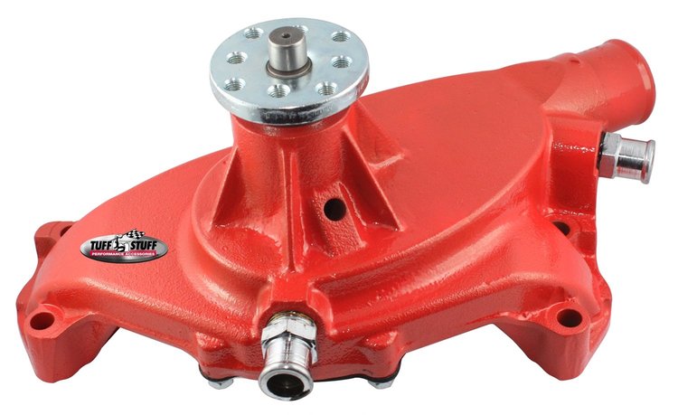 SuperCool Water Pump Red Powder Coated 1965-72 Big Block Chevy