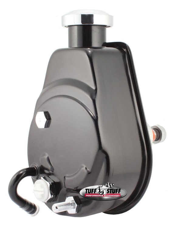 Saginaw Power Steering Pump 1987-1980 GM Pickup Truck V6/V8 - Press Fit Shaft - Stealth Black