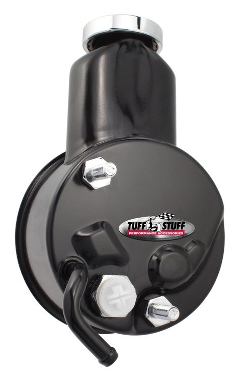 Saginaw Power Steering Pump 1965-1974 Corvette Big Block 5/8" Keyed Shaft Black Powder Coat