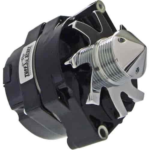 Silver Bullet Alternator 140 AMP OEM Or 1 Wire 6 Groove Pulley 4.85 in. Case Depth Lower Mount Boss