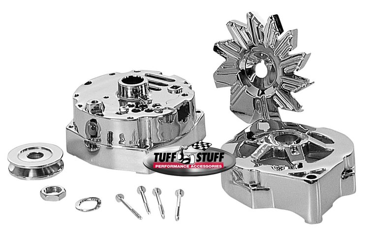 Alternator Case Kit Chrome