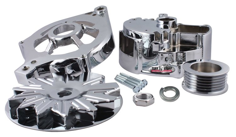 Alternator Case Kit Chrome