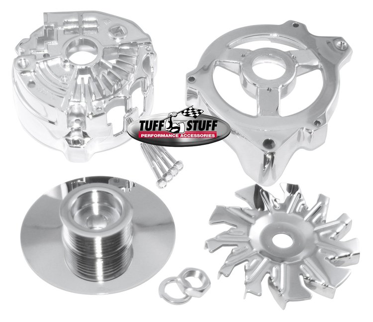 Alternator Case Kit Chrome
