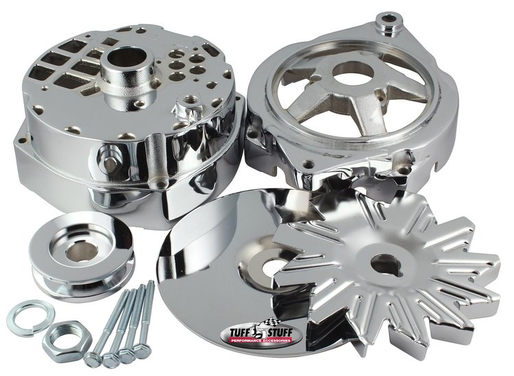 Alternator Case Kit Chrome