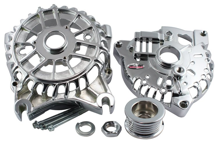 Alternator Case Kit Chrome