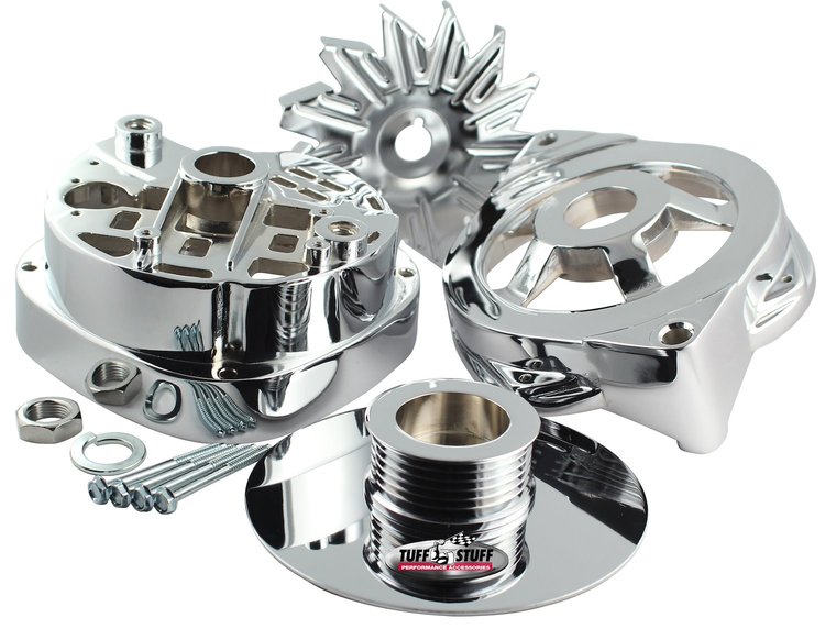 Alternator Case Kit Chrome
