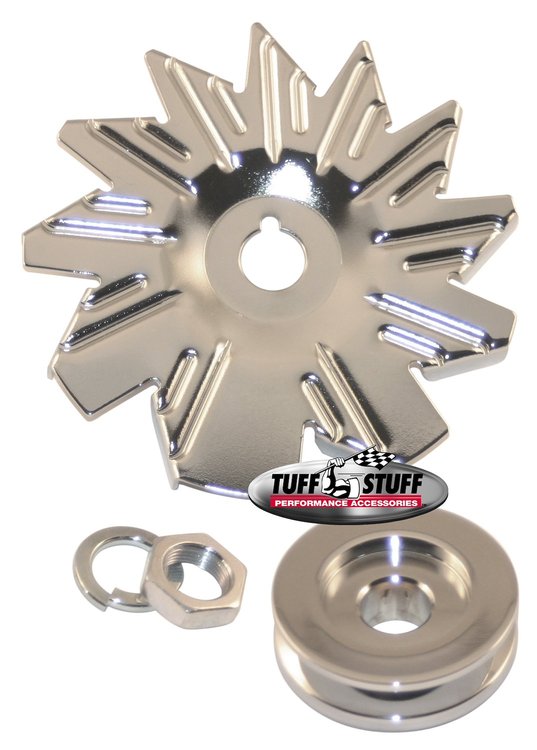 Alternator Fan & Pulley Single V Pulley