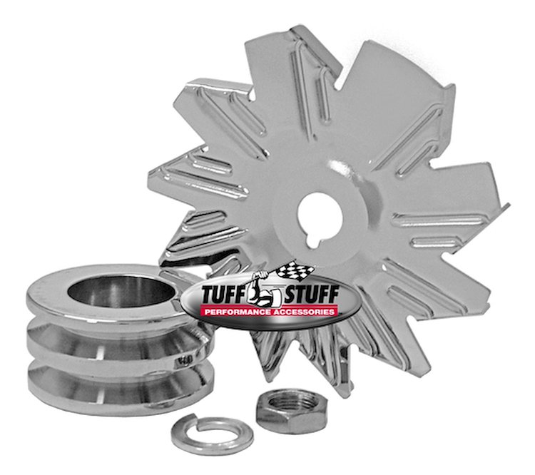 Alternator Fan & Pulley Double V Pulley