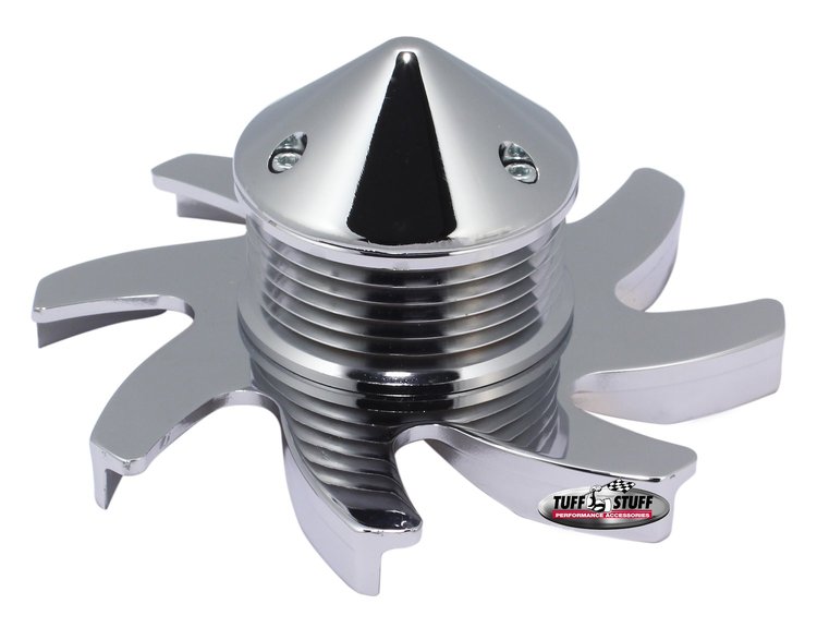 Alternator Fan & Pulley 6-Groove Polished