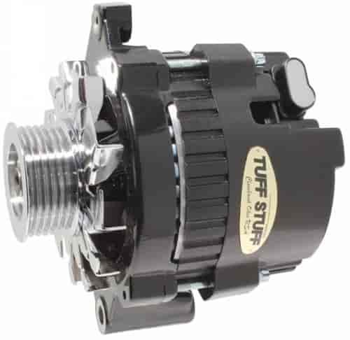 CS121 GM Alternator Mini Racer 120 AMP - 6-Groove - Stealth Black