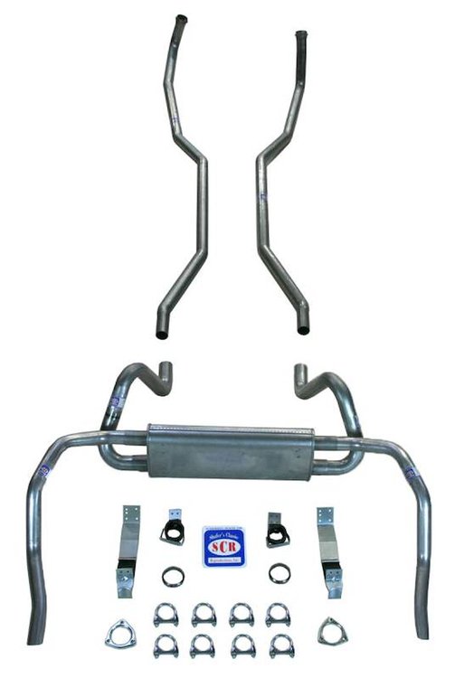 23003S 1969 Chevrolet Camaro 2 in. Exhaust System, 304 Stainless Steel