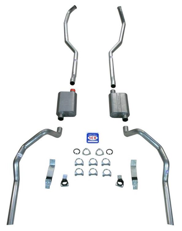 23005 1967-1969 Camaro 2-1/2 in. Exhaust System w/ Quickflow Mufflers