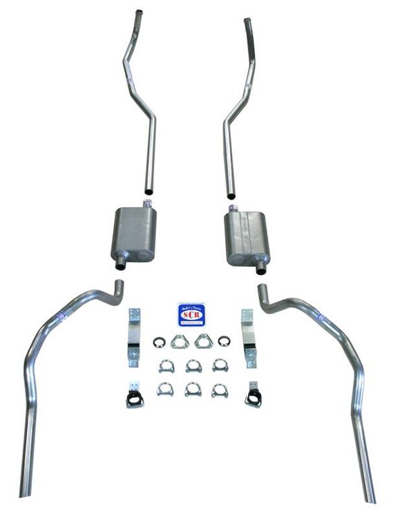 23007 1967-1969 Camaro 2 in. Exhaust System w/ Quickflow Mufflers