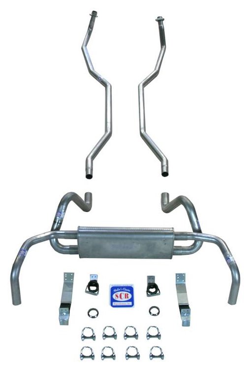 23008S 1967-1968 Camaro Z28 Exhaust System, 304 Stainless Steel