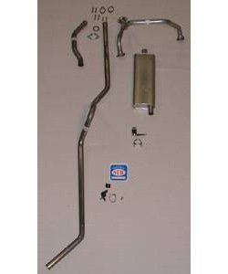 63005-M Single Exhaust System, 1955 Chevrolet Full-Size Station Wagon (exc. 9-Pass.) 8-cyl