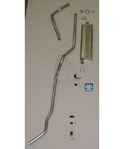 63011S 1956 Chevrolet Full-Size Station Wagon exc. 9-Pass. 6-cyl Exhaust System, 304 Stainless Steel