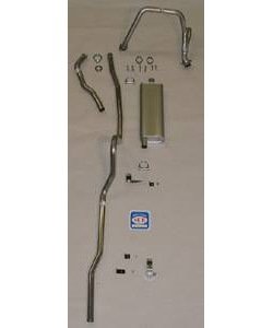 63013 1956 Chevrolet Full-Size Convertible 8-cyl Single Exhaust System