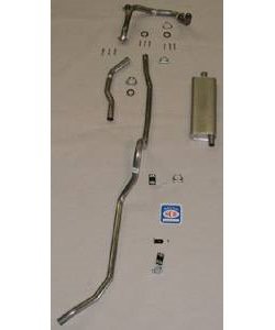 63022S-M 1957 Chevrolet Full-Size Exhaust System, 304 Stainless Steel, Modified