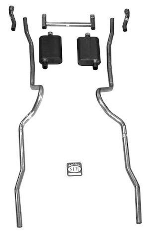 63036-R Exhaust System, 1955-1957 Chevrolet Full-Size