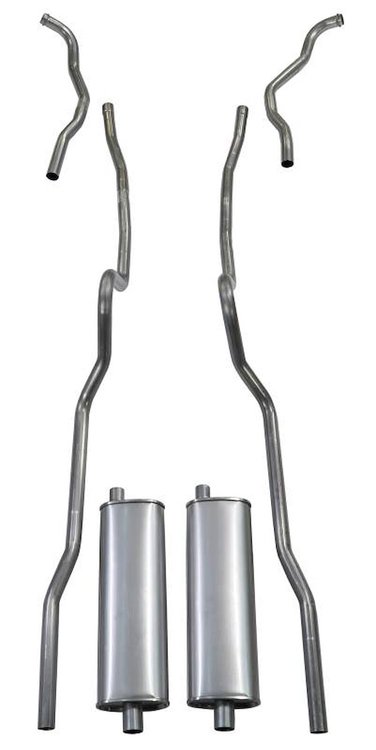 63051S 1956 Chevrolet Full-Size Exhaust System, 304 Stainless Steel