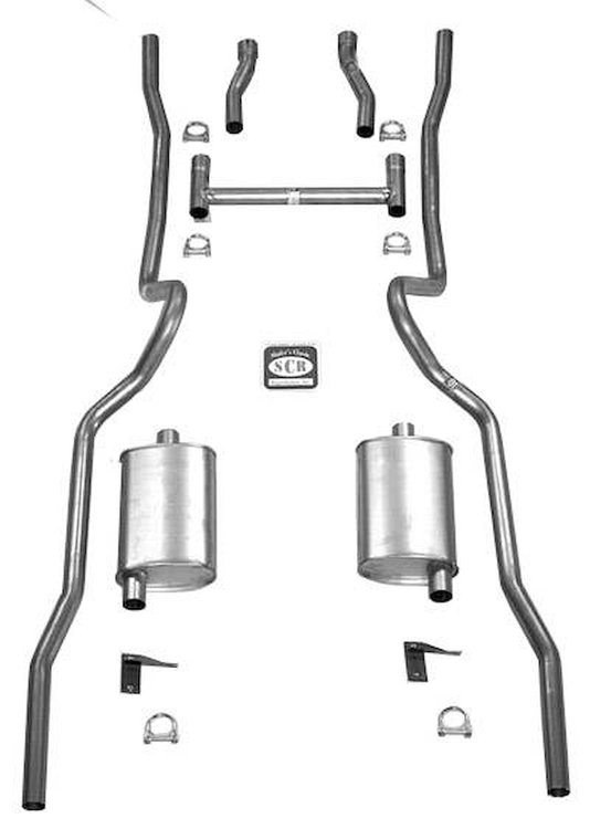 63053-P Exhaust System, 1955-1957 Chevrolet Full-Size