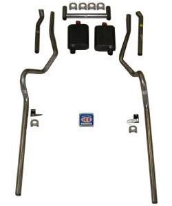 63071R-S 1955-1957 Chevrolet Full-Size Exhaust System, Stainless Steel