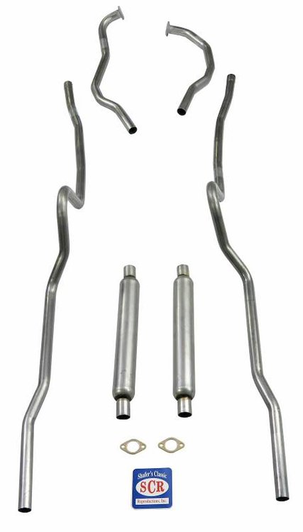 63082 1955-56 Chevrolet Full-Size Exhaust System