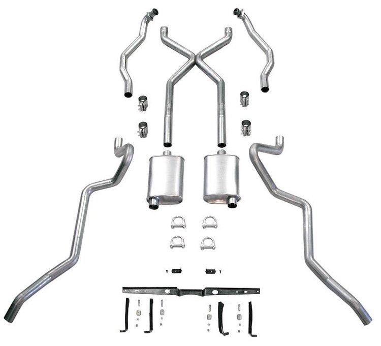 63083-R Exhaust System, 1955-1957 Chevrolet Full-Size