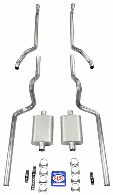 63408 1963-1966 Chevrolet C10 Truck Exhaust System