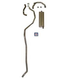 73001S 1959 Chevrolet Full-Size Exhaust System 8-cyl 283 Single Exhaust, 304 Stainless Steel