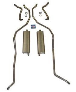 73011 1959 Chevrolet Full-Size Exhaust System 8-cyl 348 Dual