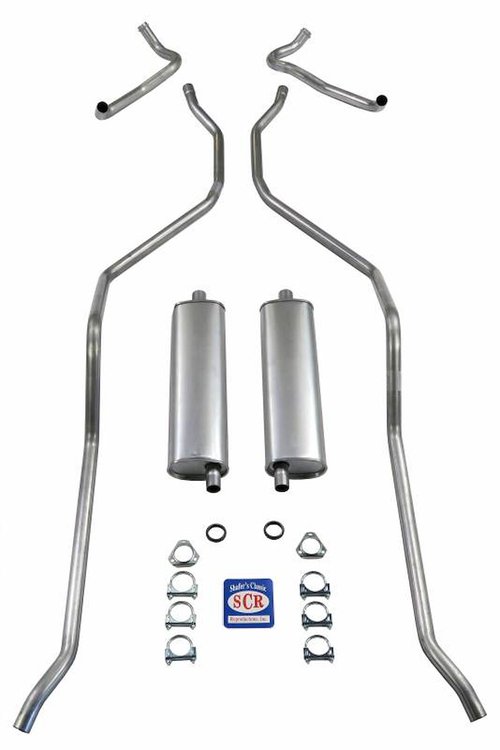 73024 1959 El Camino & SW exc. 9-Pass. Exhaust System 8-cyl 283 Dual