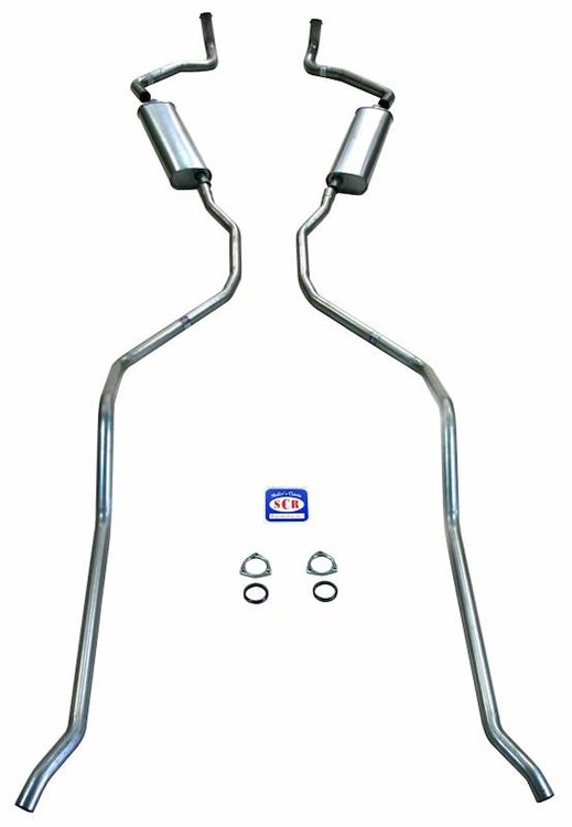 73025S 1959 El Camino & SW exc. 9-Passenger Exhaust System 348 Hi-Performance, 304 Stainless Steel