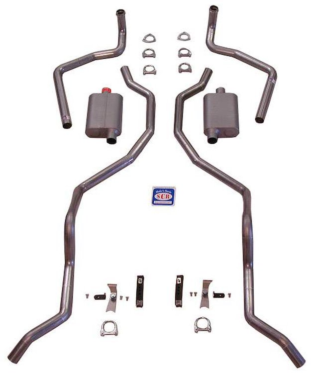 73053S 1960-1964 Chevrolet Full-Size Exhaust System, 304 Stainless Steel