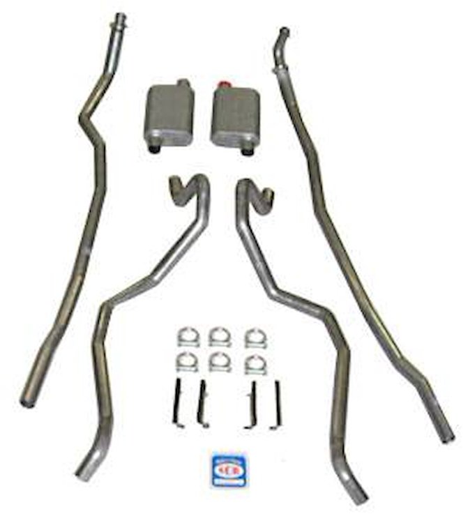 73062S 1965-66 Chevrolet Full-Size Exhaust System, 304 Stainless Steel